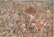 Bernard van orley The Battle of Pavia tapestry, USA oil painting artist